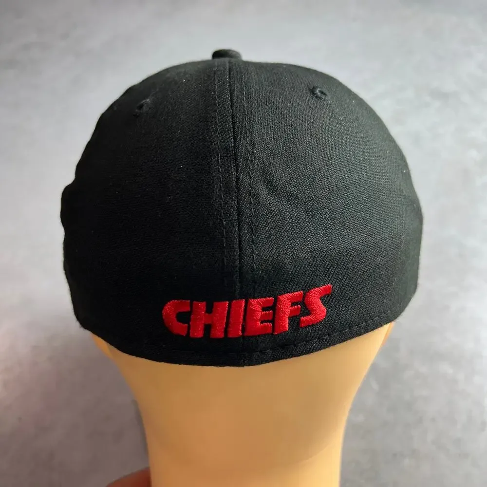 Kansas City Chiefs 39Thirty New Era Fitted Hat Black Medium-Large Cap NFL NWT